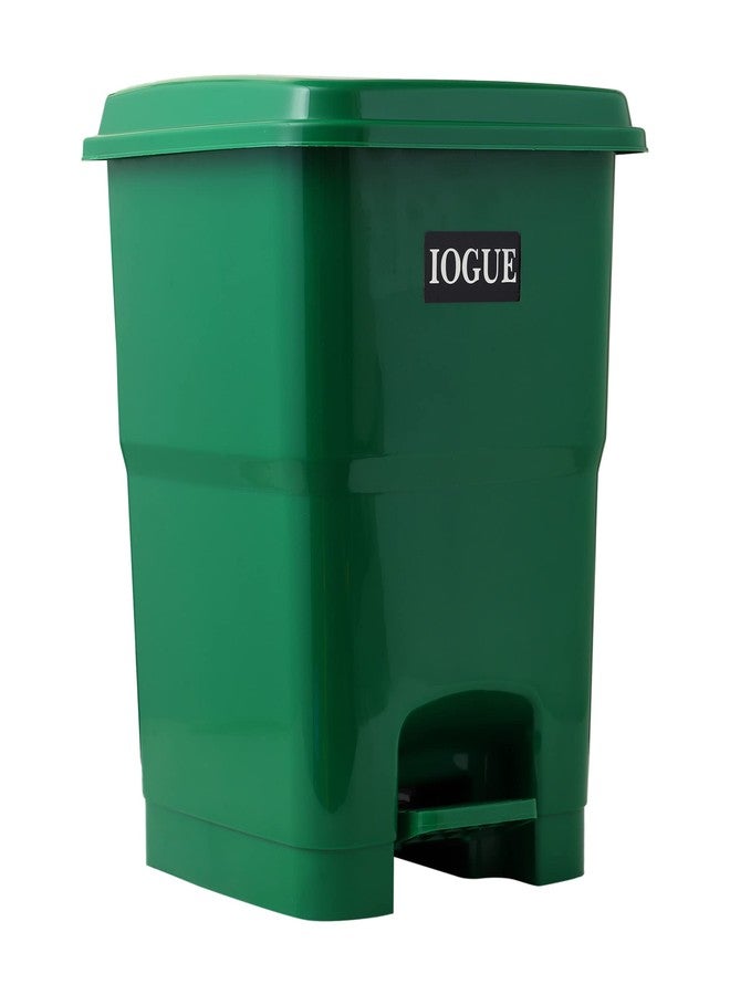 iogue سلة مهملات بلاستيكية طبية حيوية تعمل بالدواسة من إيوغ، سعة 24 لترًا | للاستخدام المنزلي/المكتبي/المطبخ/غرفة الغسيل (أخضر) - Image 3